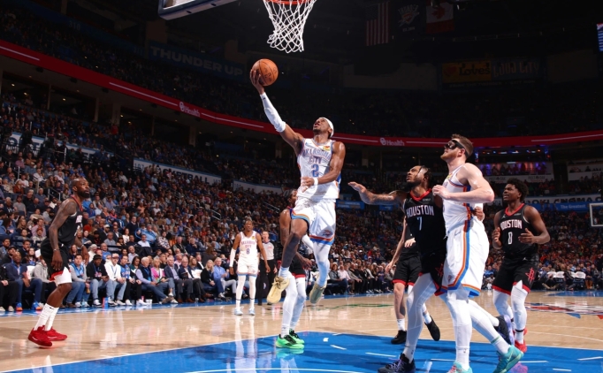 Thunder, Rockets'� Shai Gilgeous-Alexander'�n 51 say�s�yla yendi