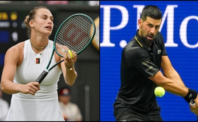 ABD Ak'ta Sabalenka ve Djokovic yar finalde