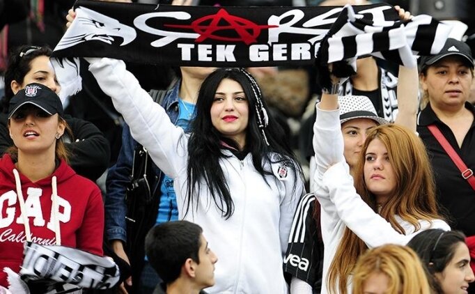 Be�ikta�'tan kad�n taraftarlara jest!