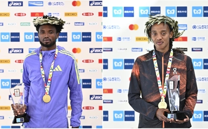 Tokyo Maratonu'na Etiyopyal� atletler damga vurdu