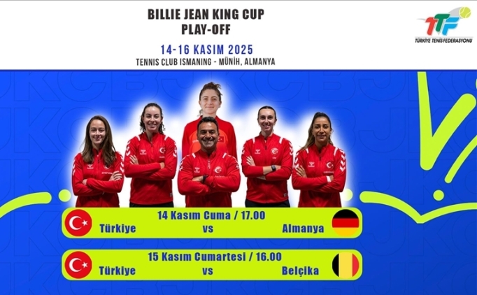 Milli Kad�n Tenis�iler tarihi ma�a ��k�yor!