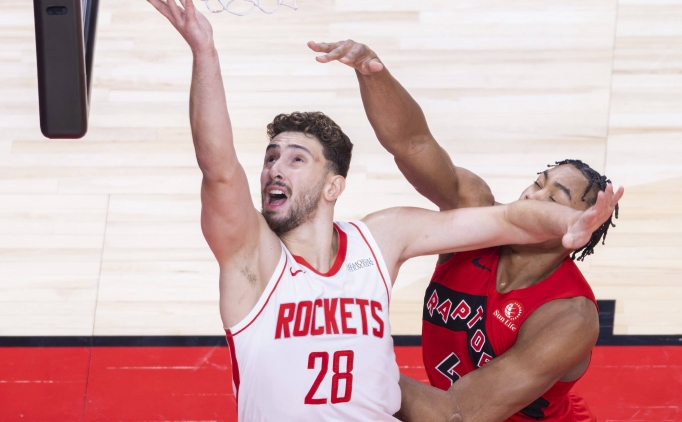 NBA'de Rockets, Alperen �eng�n'�n 'triple-double'a yakla�t��� ma�ta Raptors'� yendi