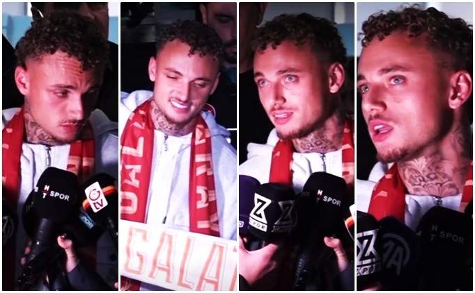 Galatasaray, Noa Lang'� �stanbul'a getirdi!