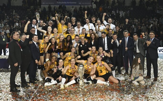 Kupa Voley'de �ampiyon Vak�fbank