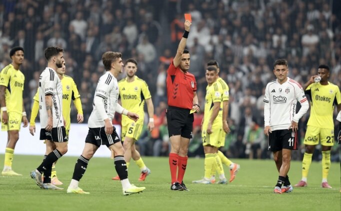 Fenerbahçe-Beşiktaş derbilerinde kart sayıları dikkati çekiyor