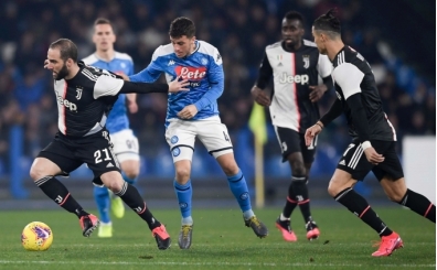 Napoli'den Juve'ye soğuk duş