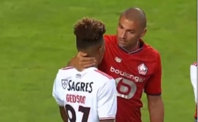 Burak Yılmaz ve Gedson arasında dikkat çeken an!