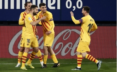Barcelona bu kez Messi'nin asistleriyle güldü
