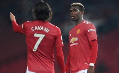 Manchester United'ı Cavani ve Pogba uçurdu