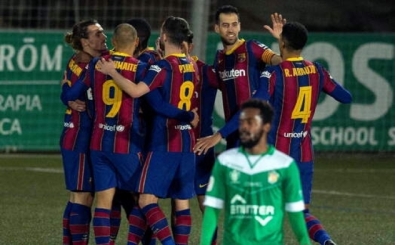 2 penaltı kaçtı, Barcelona Kral Kupası'nda uzatmalarda turladı