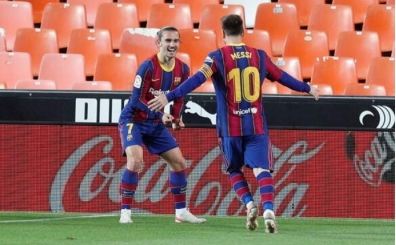 Griezman: 'Messi'ye kavun verin, onu havyar yapar'