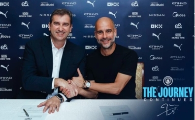 Guardiola, City ile nikah tazeledi
