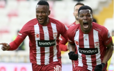 Sivasspor evinde Ankaragc'n rahat geti
