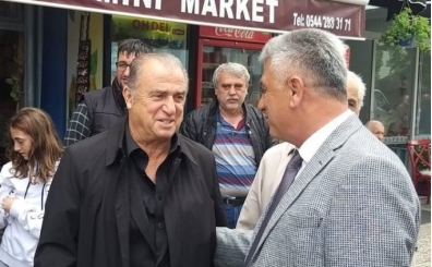 Fatih Terim, Serdar Gzelaydn'n annesinin cenaze trenine katld