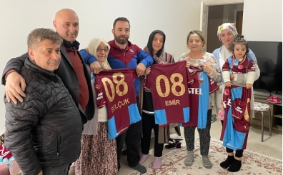Trabzonspor'dan ok anlaml ziyaret!