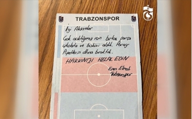 Trabzonsporlu futbolculardan rnek davran