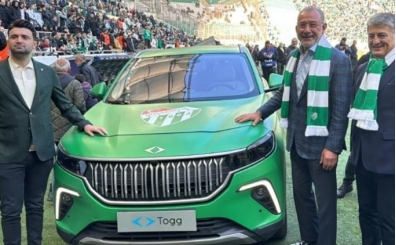 Trkiye'nin otomobili TOGG, Bursaspor'a sponsor oldu