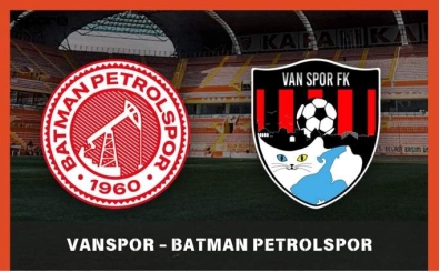 Vanspor - Batman Petrolspor maçı ne zaman, saat kaçta?
