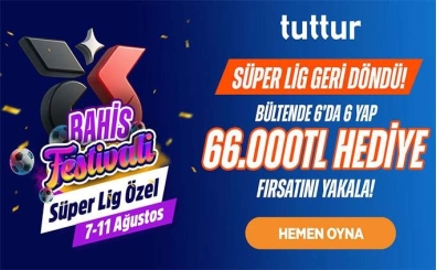 Tuttur'dan 66 Bin TL hediye