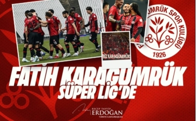 Cumhurbaşkanı Erdoğan, Fatih Karagümrük'ü tebrik etti