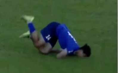 Gol sevincinde takla atarken sezonu kapattı!