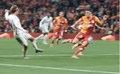 Samsunspor'dan G.Saray'a yant: 'Bu da m penalt deil?!'