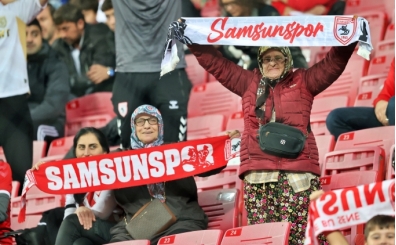 Fanatik nineler, Samsunspor'u yalnz brakmyor!