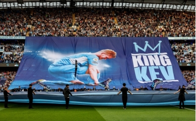 Manchester City taraftarından De Bruyne'ye duygusal veda!