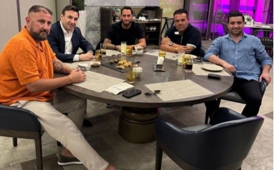 Hakan Çalhanoğlu'ndan Dinçer Azaphan'a taziye ziyareti