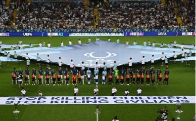 UEFA Sper Kupa finalinde anlaml mesaj