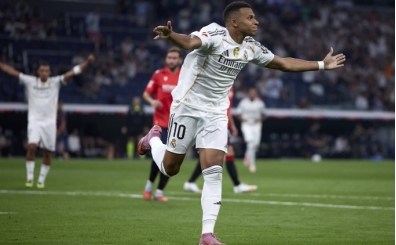 Real Madrid, Mbappe ile  puan ald!