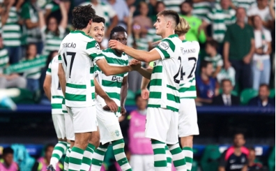 Sporting, Kairat'ı farklı geçti!
