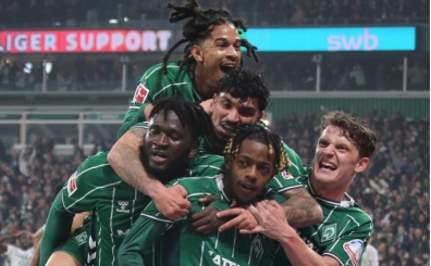Werder Bremen, son dakikada kazand