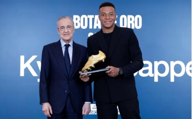 Mbappe, 'Avrupa Altın Ayakkabı' ödülünü aldı
