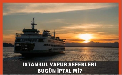 �stanbul Vapur Seferleri Bug�n �ptal mi? 3 Ocak 2026 