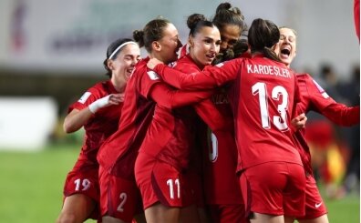 A Milli Kad�n Futbol Tak�m� 7 basamak birden y�kseldi!