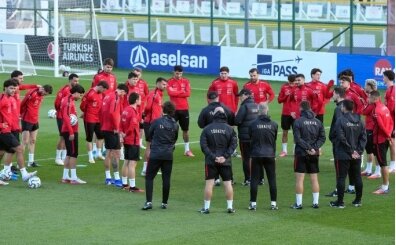 A Milli Tak�m'da iki isim idman� tamamlayamad�