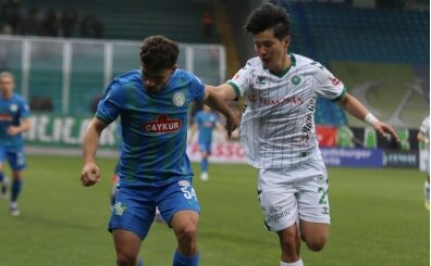 Rizespor, Konyaspor'un serisini bitirdi