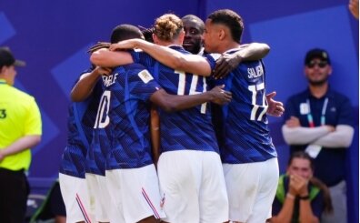 Son nefeste gol d�ellosu; Fransa, Senegal'i y�kt�!