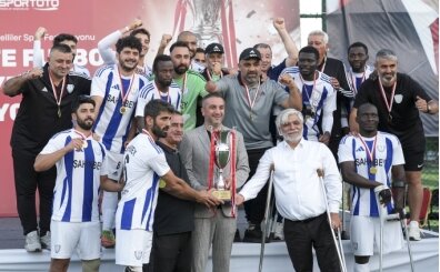 Ampute futbolda T�rkiye Kupas� �ampiyonu �ahinbey Belediyespor