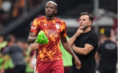 Okan Buruk'tan Osimhen'e derbi �ncesi �zel uyar�!