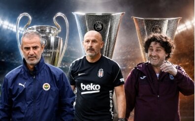 Fenerbah�e, Be�ikta� ve Trabzonspor'un rakipleri belli oluyor