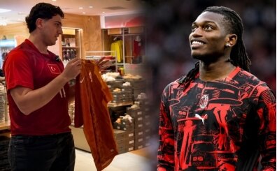 Rafael Leao'ya havaliman�nda Galatasaray formas� s�rprizi
