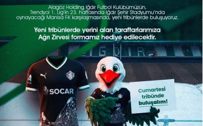 I�d�r, Manisa ma��na gelecek taraftarlara forma da��tacak