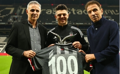 Be�ikta�'ta Rashica'dan 100. ma�ta gurur mesaj�