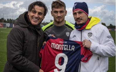 Vincenzo Montella, Semih K�l��soy'un oynad��� Cagliari'yi ziyaret etti