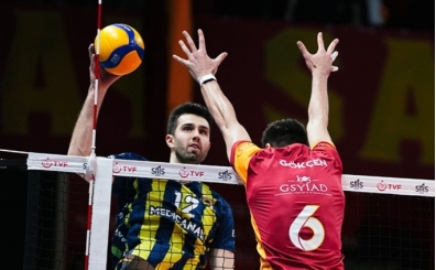 Voleybol derbisinde Fenerbah�e, Galatasaray'a set vermedi