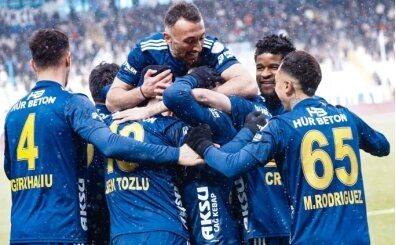 Erzurumspor FK'den S�per Lig y�r�y���! 8 gol att�lar!