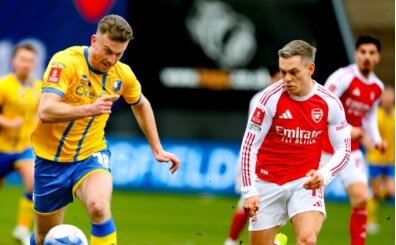 Arsenal, FA Cup'ta �eyrek finale kald�!