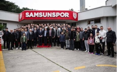 Samsunspor'da bayramla�ma t�reni d�zenlendi